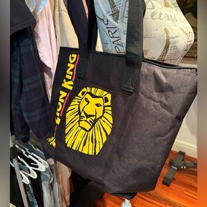Lion King Black Tote Bag